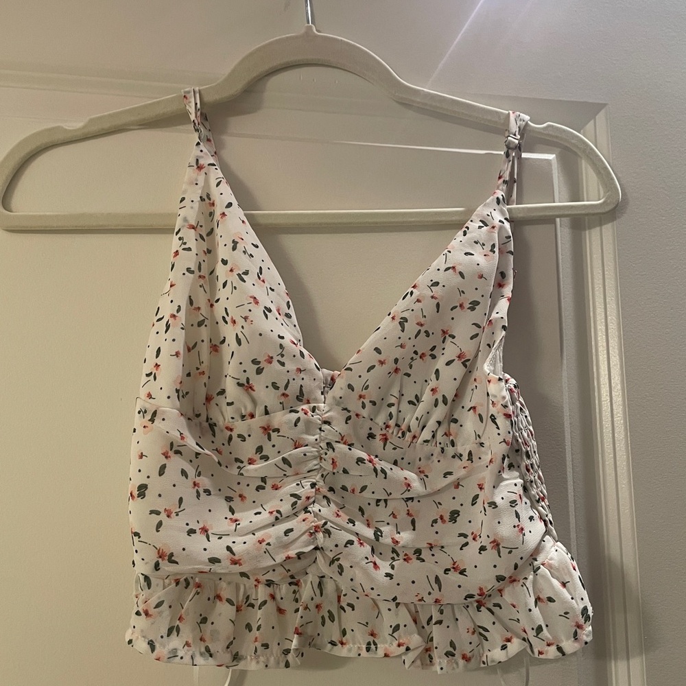 Princess Polly White Floral Camisole